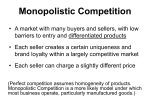 Monopolistic-Competition