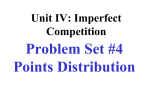 Unit IV: Imperfect Competition
