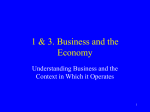 1. The World of Business: