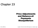 Price Adjustments and Balance-of