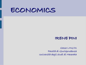 monopolistic competition - Università degli Studi di Macerata