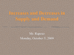 PowerPoint:Shifting Supply and Demand