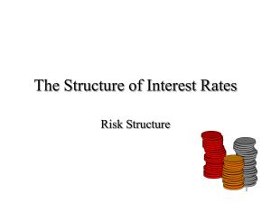 Risk and Term Structure