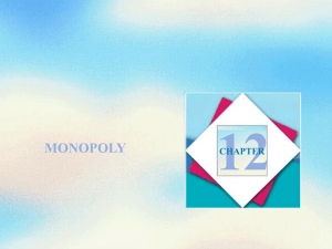single-price monopoly