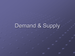 Demand & Supply