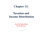 Taxation and Income Distribution