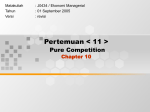 Pure Competition - Binus Repository