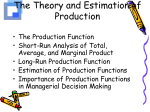 short-run production function