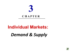 Chapter 3: Demand and Supply