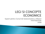 LEGI ALE ECONOMIEI