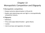 Market Share in Monopolistic Competition