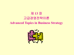 Advanced Topics in Business Strategy