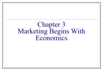 Marketing and Economics