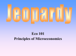 Eco 101 Principles of Microeconomics