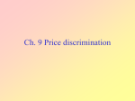 Ch. 9 Price discrimination