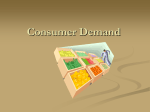 4. consumer demand