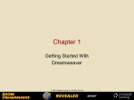Chapter One of the DreamWeaver Book