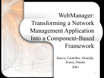 WebManager: Transforming a Network Management Application