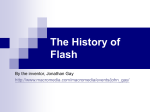 The History of Flash - Chinese University of Hong Kong