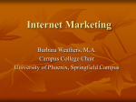 Internet Marketing - Missouri State University