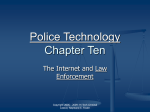 Chapter Ten - The Internet and Law Enforcement