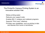 PrinterOn Campus Printing System