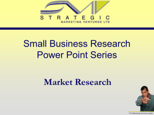 Market Research - Small Business Resource