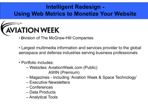 Intelligent Redesign - Using Web Metrics to Monetize Your