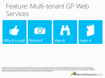 Multi-tenant GP Web Services.ppsx