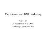 The internet and B2B marketing