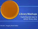 Library Mashups - What I Learned Today