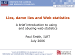 Lies, damn lies and Web statistics