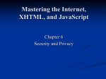 Mastering the Internet, XHTML, and JavaScript