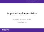 Importance of Accessibility - E