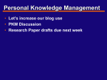 Personal Knowledge Management