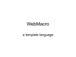 Chapt 15 WebMacro