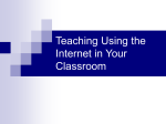 Teaching Using the Internet in Your Classroom - Hill City SD 51-2