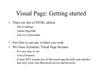 Visual Page: Getting started