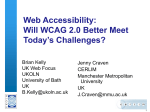 WWW2003: Accessibility Panel Session - All slides