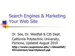 Search Engines - Cal Poly Pomona