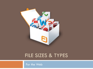 File Sizes & Types