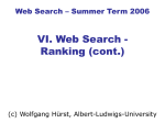Microsoft PowerPoint Presentation: 14_1_WebSearch_Ranking3