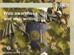 web writing and layout