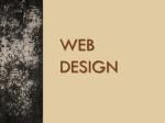 JMA501 - Web Design PowerPoint