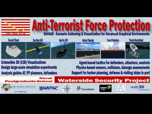 Anti-Terrorist Force Protection Tactical 3D Simulation for Risk
