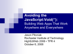 Avoiding the JavaScript:Void(``):