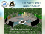 The Army Family Support Center
