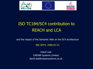 Information on the Web for REACH and LCA