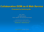 Collaborative DOM as a Web Service by