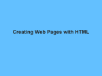1-HTML - Web Design John Cabot University
